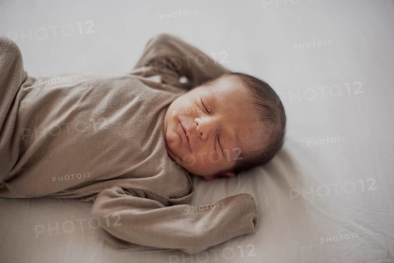 Portrait new born sleeping