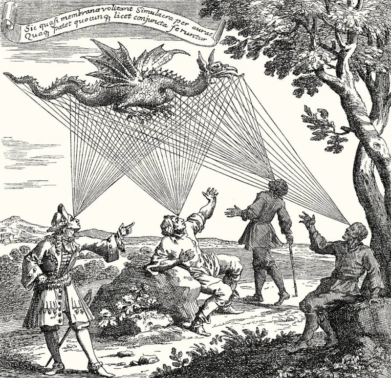 Aerial perspective, by Johann Zahn, Oculus artificialis teledioptricus sive telescopium, 1702