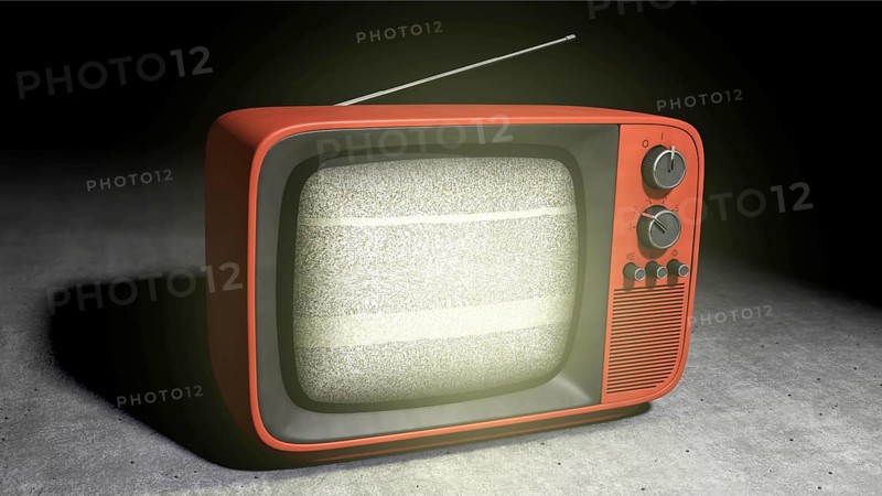 Symbolic image on the subject of programme closure, picture interference, etc