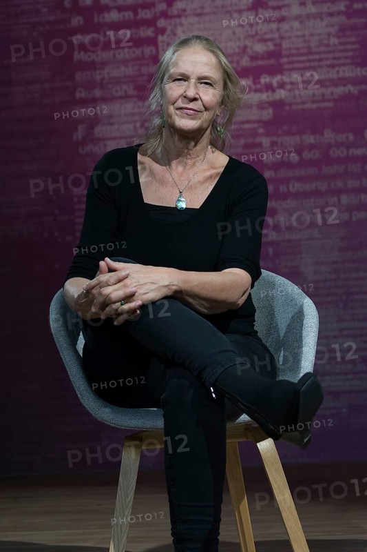 FRANKFURT AM MAIN, Germany, October 21 2023: Cornelia Funke (*1958, German author) at the 75th Frankfurt Book Fair, Europe
