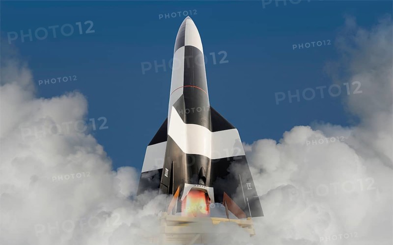 A launching German V2 rocket