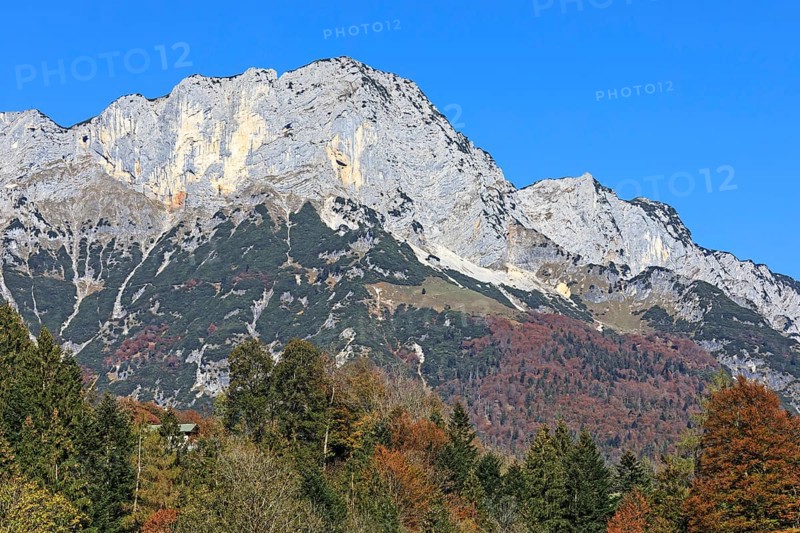 Berchtesgadener Hochthron, highest peak of the Untersberg massif in Bavaria, Germany The Berchtesgaden Hochthron, highest peak of the Untersberg massif in Bavaria, Germany. Mountain landscape