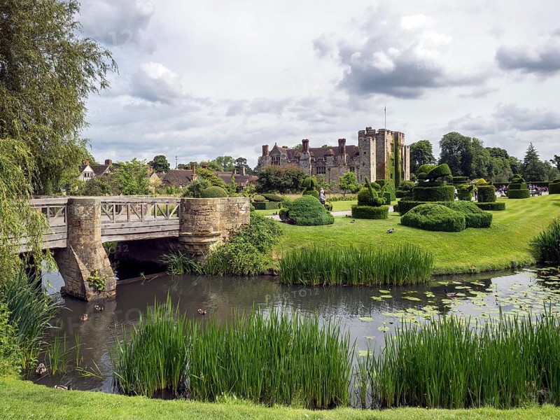 View of Hever Castle and Grounds in Hever Kent