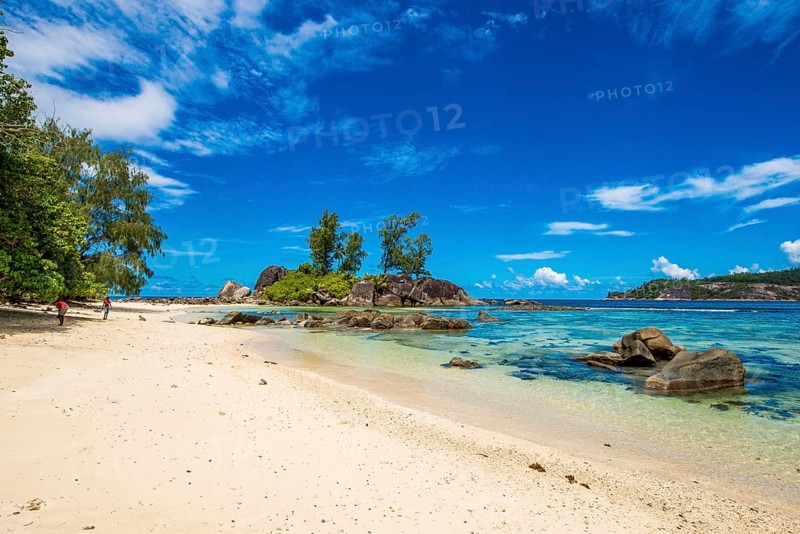Anse L'Islette Beach, Mahe, Republic of Seychelles, Indian Ocean