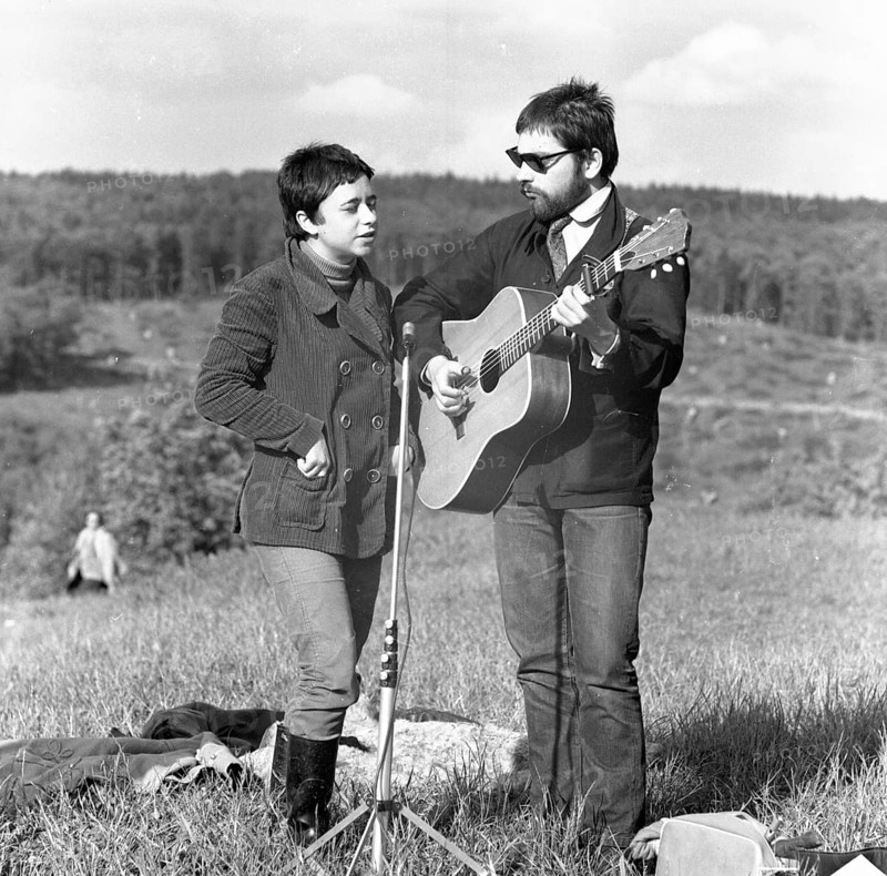 3rd Festival of Chanson and Folklore on 26. 5. 1966 at Waldeck Castle, Meeting Points of the Alternatives, Germany, Europe