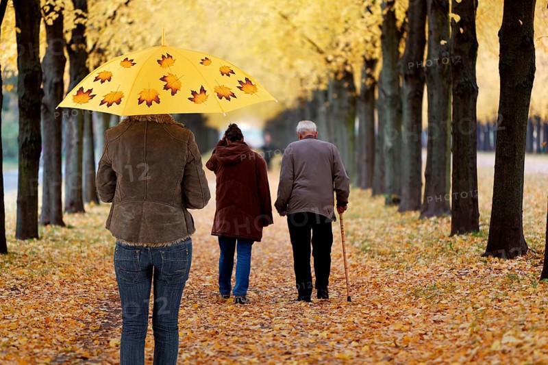 Autumn walk, Hanover, Lower Saxony, Germany, Europe