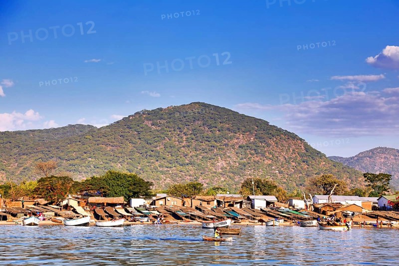 Leben am Malawi-See, Cape Mc Clear, Malawi, Africa