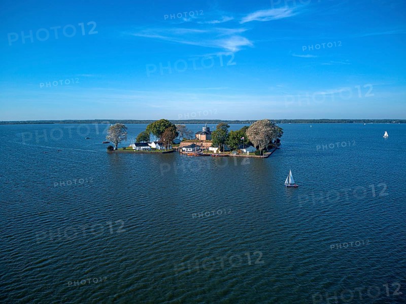 Wilhelmstein is an artificial island in lake Steinhuder Meer with an area of 12, 500 square meters, located in the Hanover Region, Northern Germany