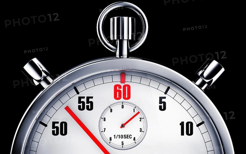 high resolution 3D rendering of a stop watch