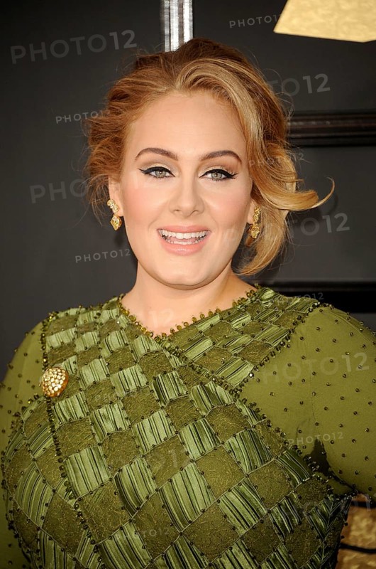 Adele at the 59th GRAMMY Awards held at the Staples Center in Los Angeles, USA on February 12, 2017., Los Angeles, California, USA, North America