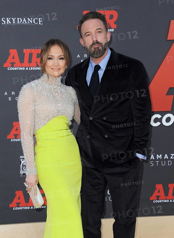 Jennifer Lopez and Ben Affleck at the Amazon Studios' World premiere of 'AIR' held at the Regency Village Theatre in Westwood, USA on March 27, 2023