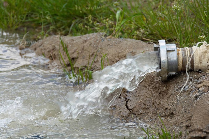 Close-up of water hose