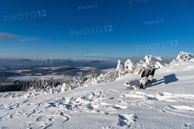 Winter landscape in the centre of Germany - the Wasserkuppe in the Rhön8