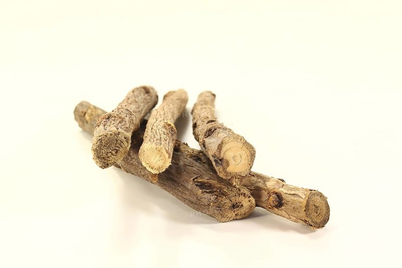Dried liquorice flavoured liquorice against a light background