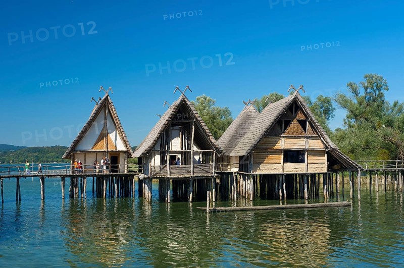 Lake Dwelling Museum in Unteruhldingen, Lake Constance, Baden-Württemberg, Germany, Europe