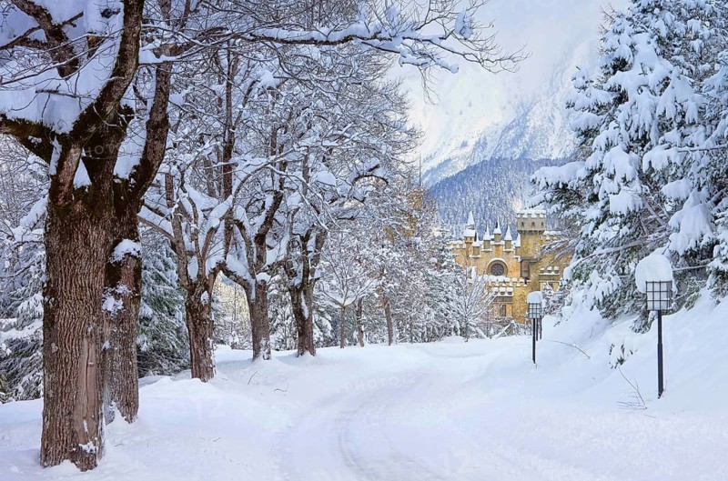 Seefeld Castle Winter, Seefeld castle in winter 01