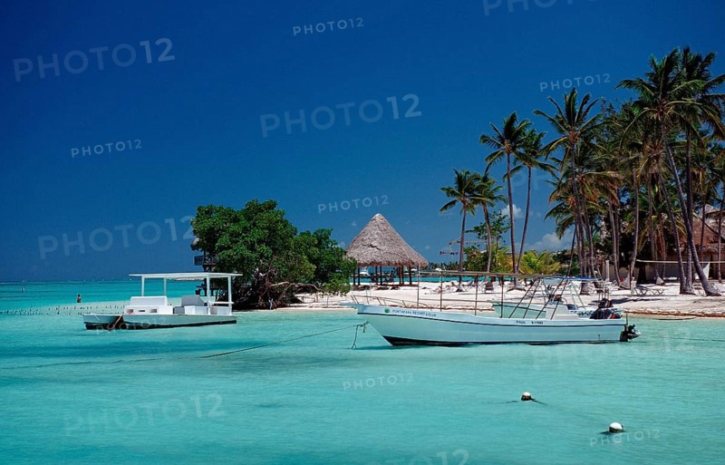 Sandy beach beach, Punta Cana, Caribbean, Dominican Republic, Central America