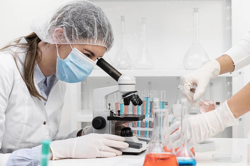 Professional researcher lab. Resolution and high quality beautiful photo