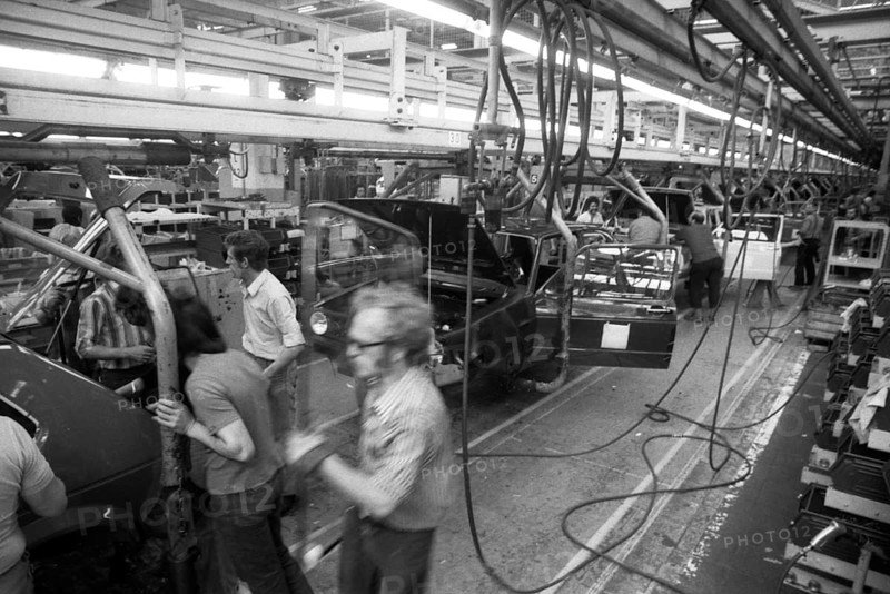 Production of the Golf at the VW plant on 10. 05. 1979 in Wolfsburg, Germany, Europe