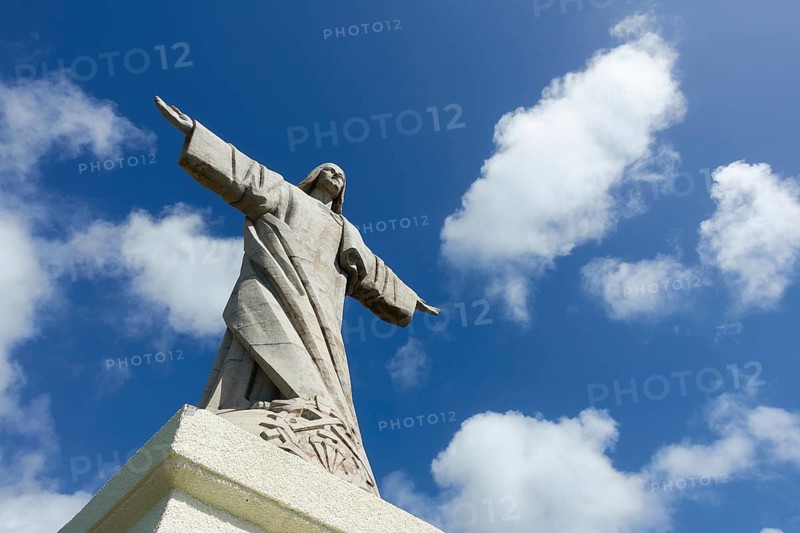Cristo Rei Jesus Christ sculpture in Caniço, Madeira