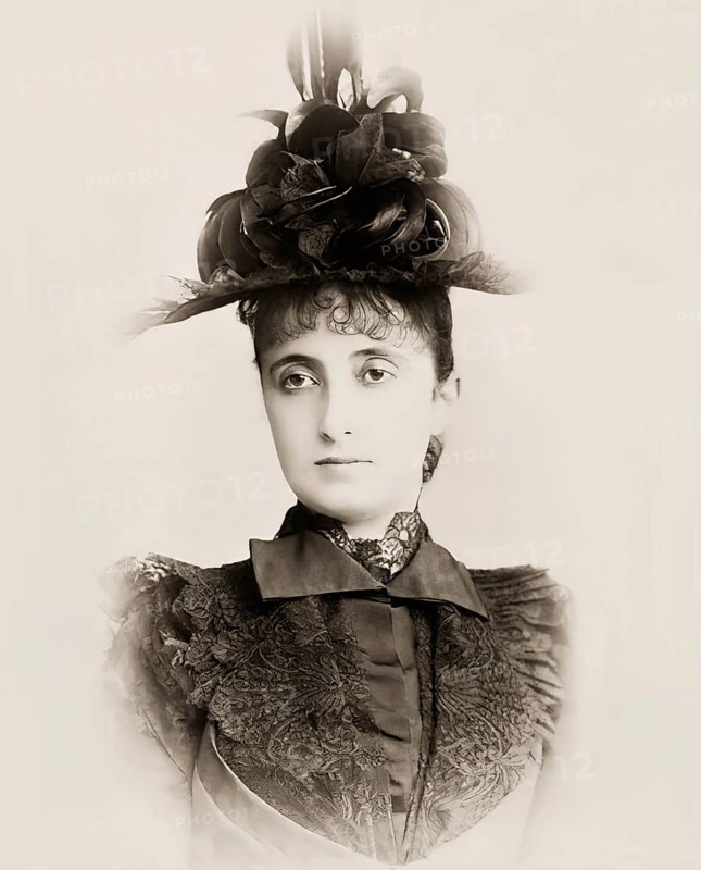 Adele Strauss, née Deutsch, 1856 – 1930, spouse of Johann Strauss II, digitally edited