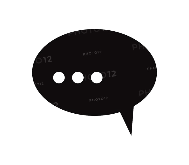Chat icon illustrated in vector on white background