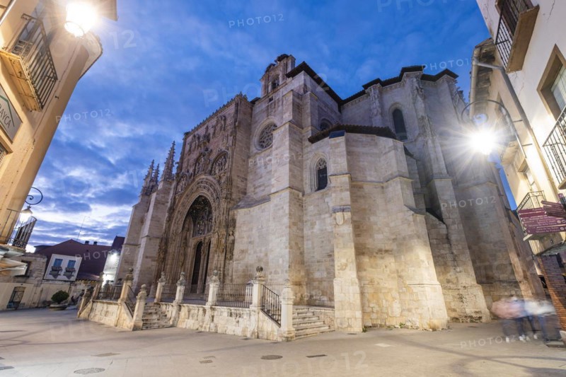 Church of Santa María la Real, 15th century, Aranda de Duero, Burgos province, Spain, Europe