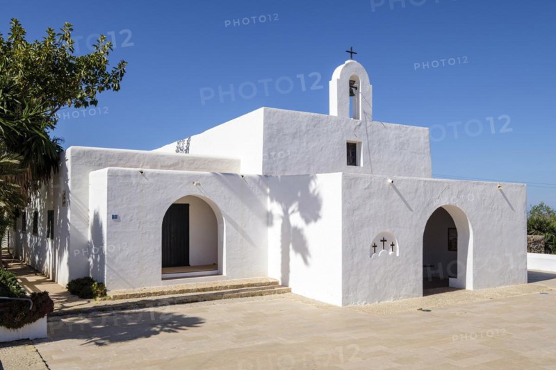 Mare de Déu del Pilar Church, La Mola, Formentera, Pitiusas Islands, Balearic Community, Spain, Europe