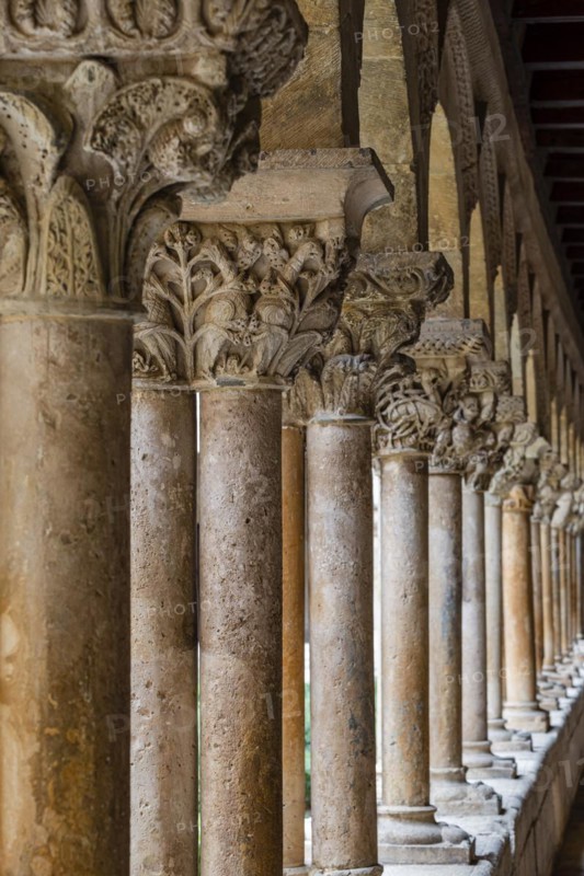 Cloister of Santo Domingo de Silos, Burgos province, Spain, Europe