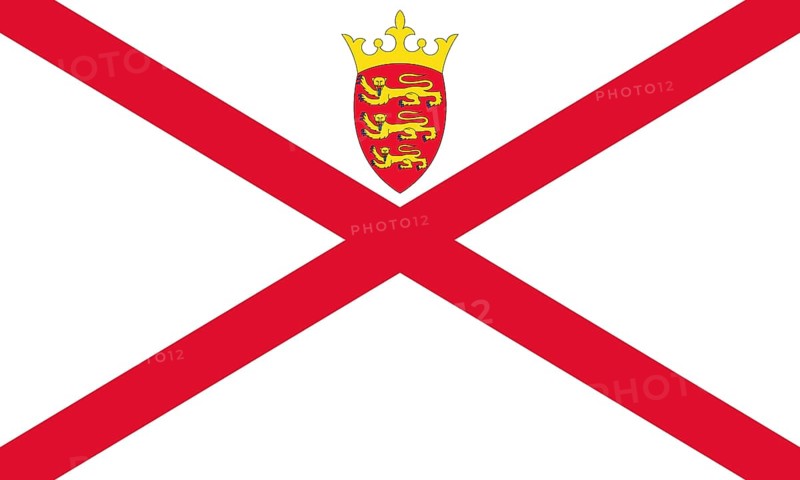 Flag of Jersey, Vector illustration