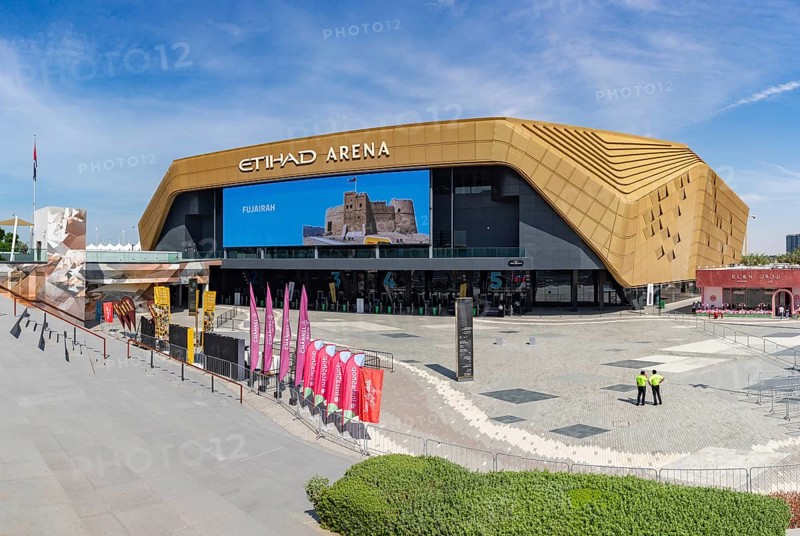 A picture of the Etihad Arena