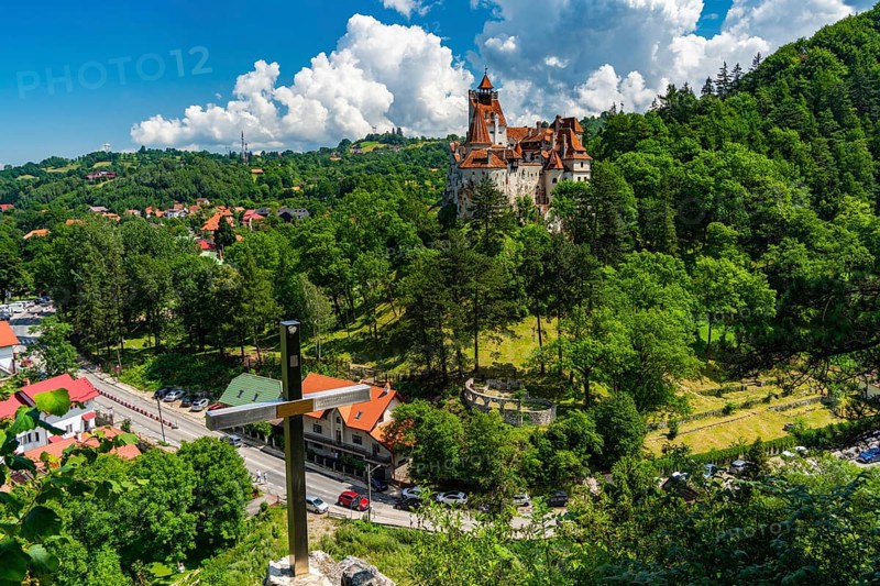 Bran Castle near Brasov, known as Dracula's Castle in Transylvania, Romania, Europe