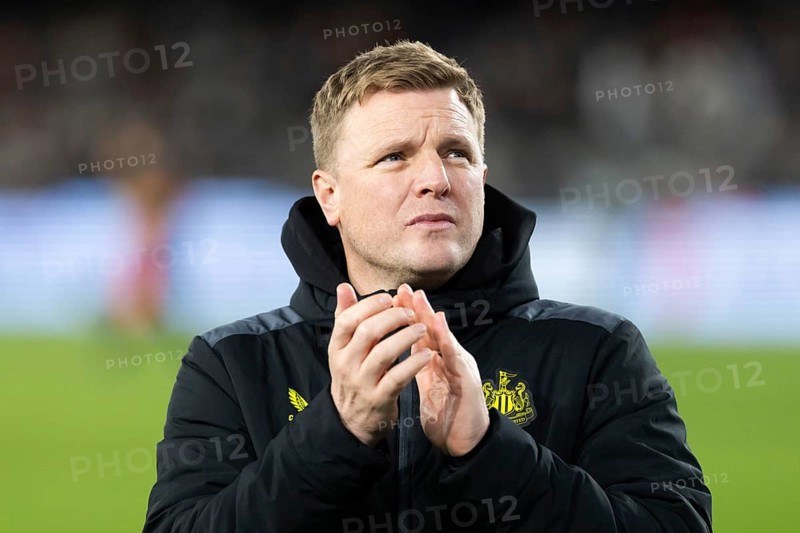 MELBOURNE, AUSTRALIA, MAY 24: Eddie Howe manager of Newcastle United vs A-League All Stars Men during the Global Football Week at Marvel Stadium on May 24, 2024 in Melbourne, Australia, Oceania