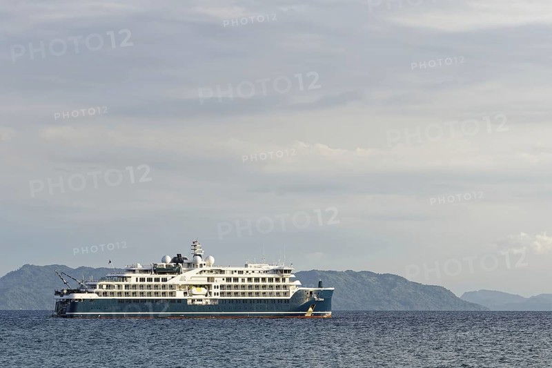 Cruise ship SH Diana, expedition cruise ship, off Nosy By, Madagascar, Africa