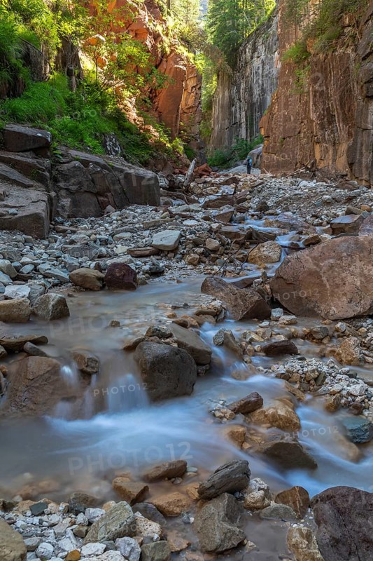 Bletterbach Gorge near Bolzano, South Tyrol