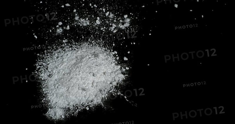 Drug, Cocaine against black background