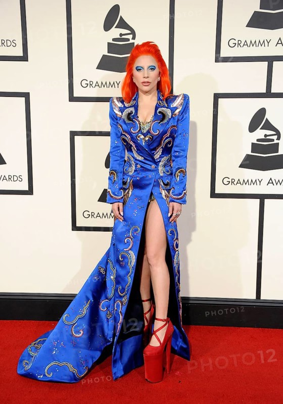 Lady Gaga at the 58th GRAMMY Awards held at the Staples Center in Los Angeles, USA on February 15, 2016., Los Angeles, California, USA, North America