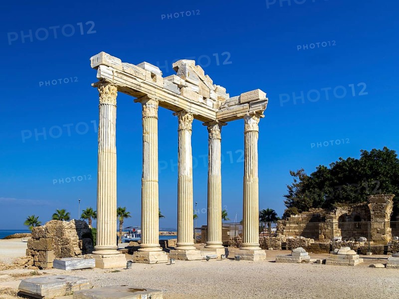 Temple of Apollo, Side, Turkey, Asia
