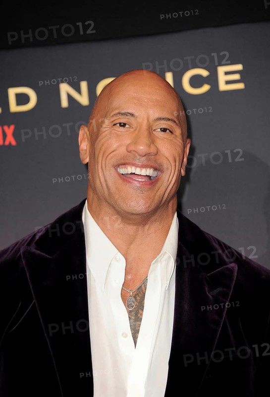 Dwayne Johnson at the World Premiere of Netflix's 'Red Notice' held at the L.A. LIVE in Los Angeles, USA on November 3, 2021