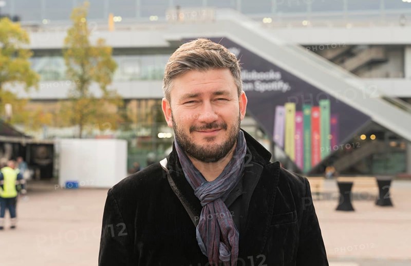 FRANKFURT AM MAIN, Germany, October 18 2023: Dmitry Glukhovsky (*1979, author) at the 75th Frankfurt Book Fair, Europe