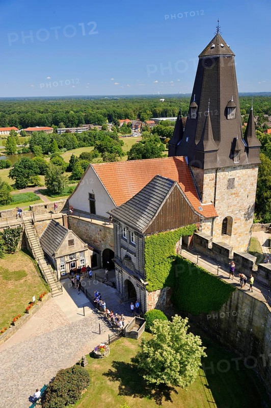 Bentheim Castle, Bad Bentheim, Lower Saxony, Germany, Europe