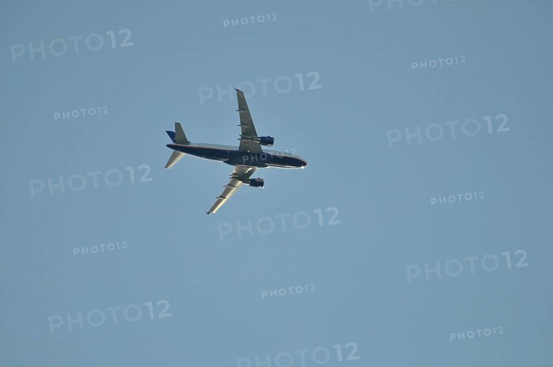 Jet in flight