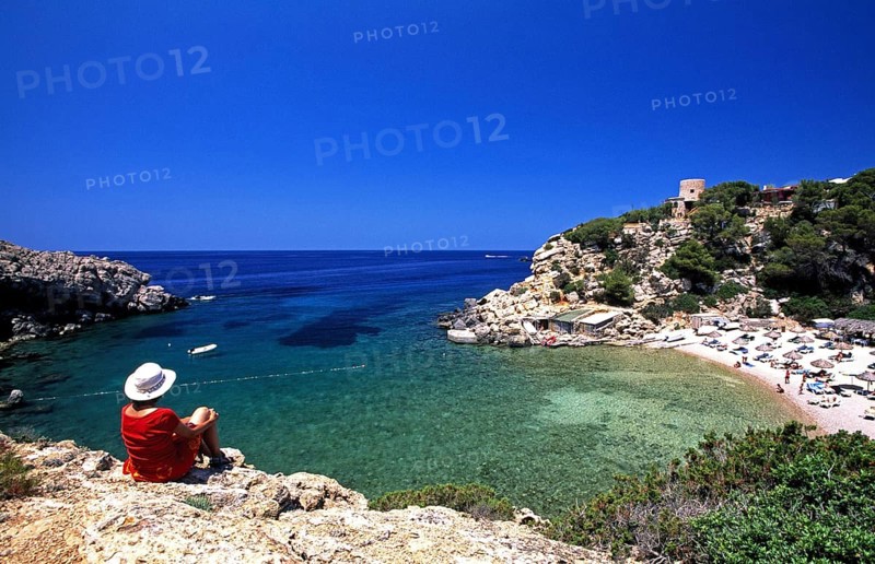 Cala Carbo, Ibiza, Balearic Islands, Spain, Europe