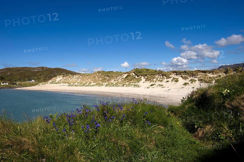 Morar Beach, Silver sands of Morar, Morar, Scotland, United Kingdom, Europe