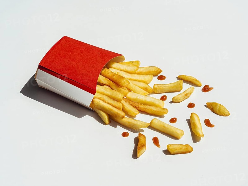 Tasty french fries table. Resolution and high quality beautiful photo