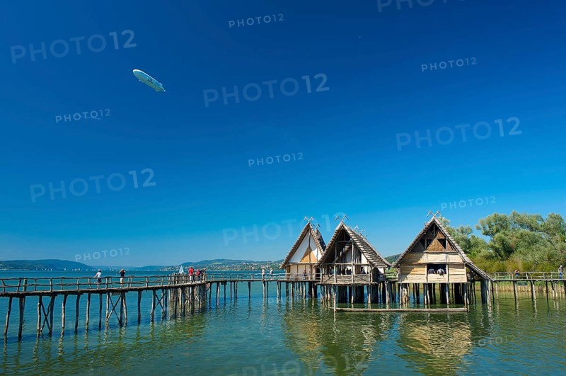 Lake Dwelling Museum in Unteruhldingen, Lake Constance, Baden-Württemberg, Germany, Europe