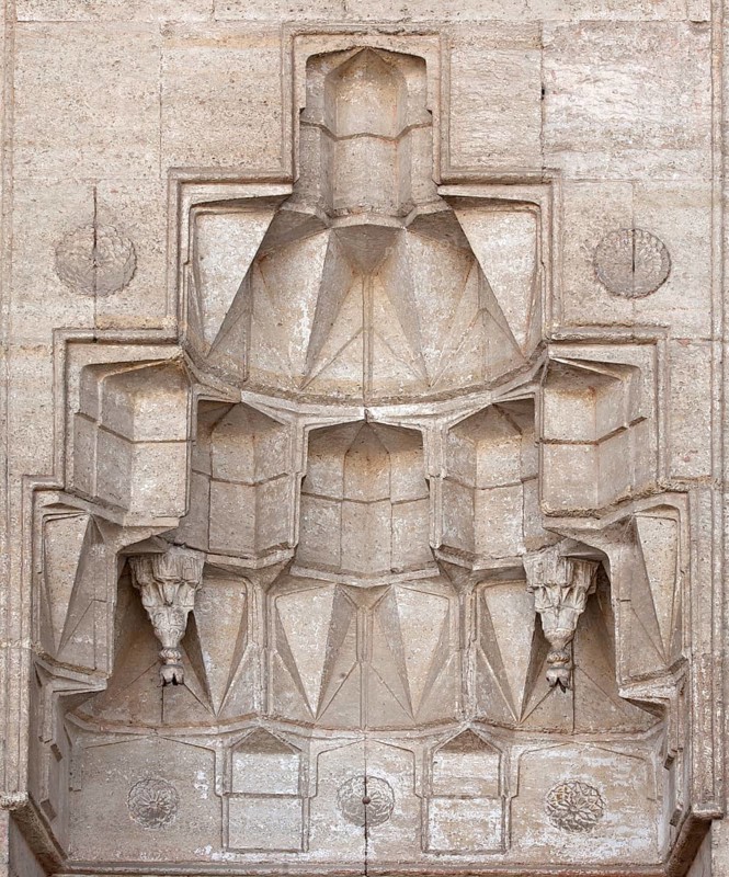 Relief in the Selimiye Mosque, Edirne, Turkey, Asia