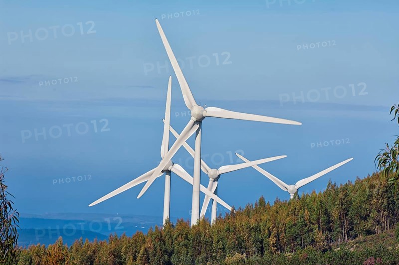 Wind turbines, Serra da Monchique, Algarve, Portugal, wind turbine, wind turbine, wind turbines, wind turbines, Europe