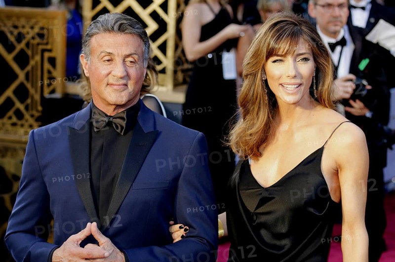 Sylvester Stallone and Jennifer Flavin at the 88th Annual Academy Awards held at the Hollywood Highland Center in Hollywood, USA on February 28, 2016