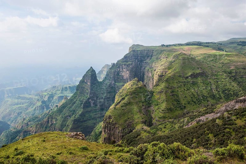 Simien Mountains, Simien Mountains National Park, Amhara Region, Ethiopia, Africa